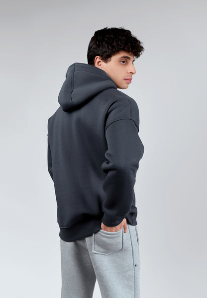 GREY OVERSIZED HOODIE