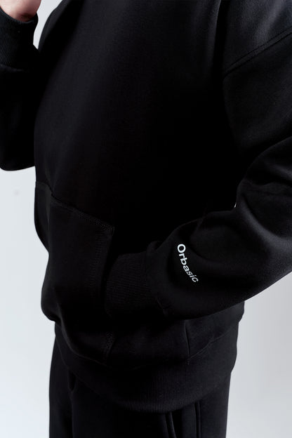 BLACK OVERSIZED HOODIE