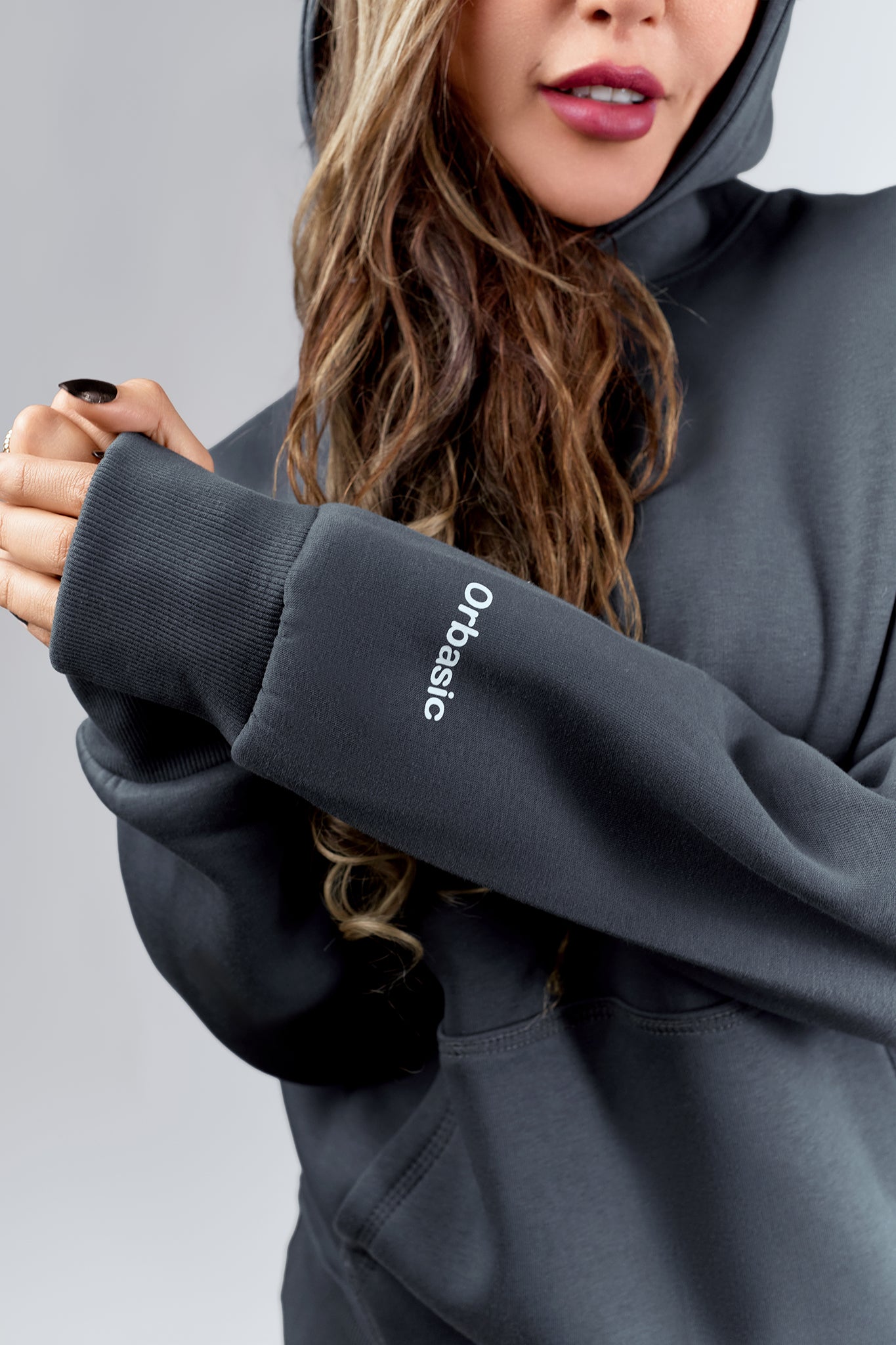 GREY OVERSIZED HOODIE