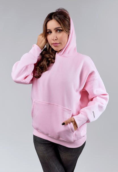 PINK OVERSIZED HOODIE