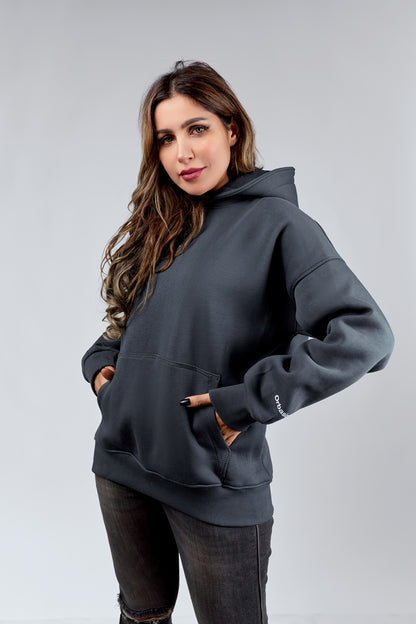 GREY OVERSIZED HOODIE