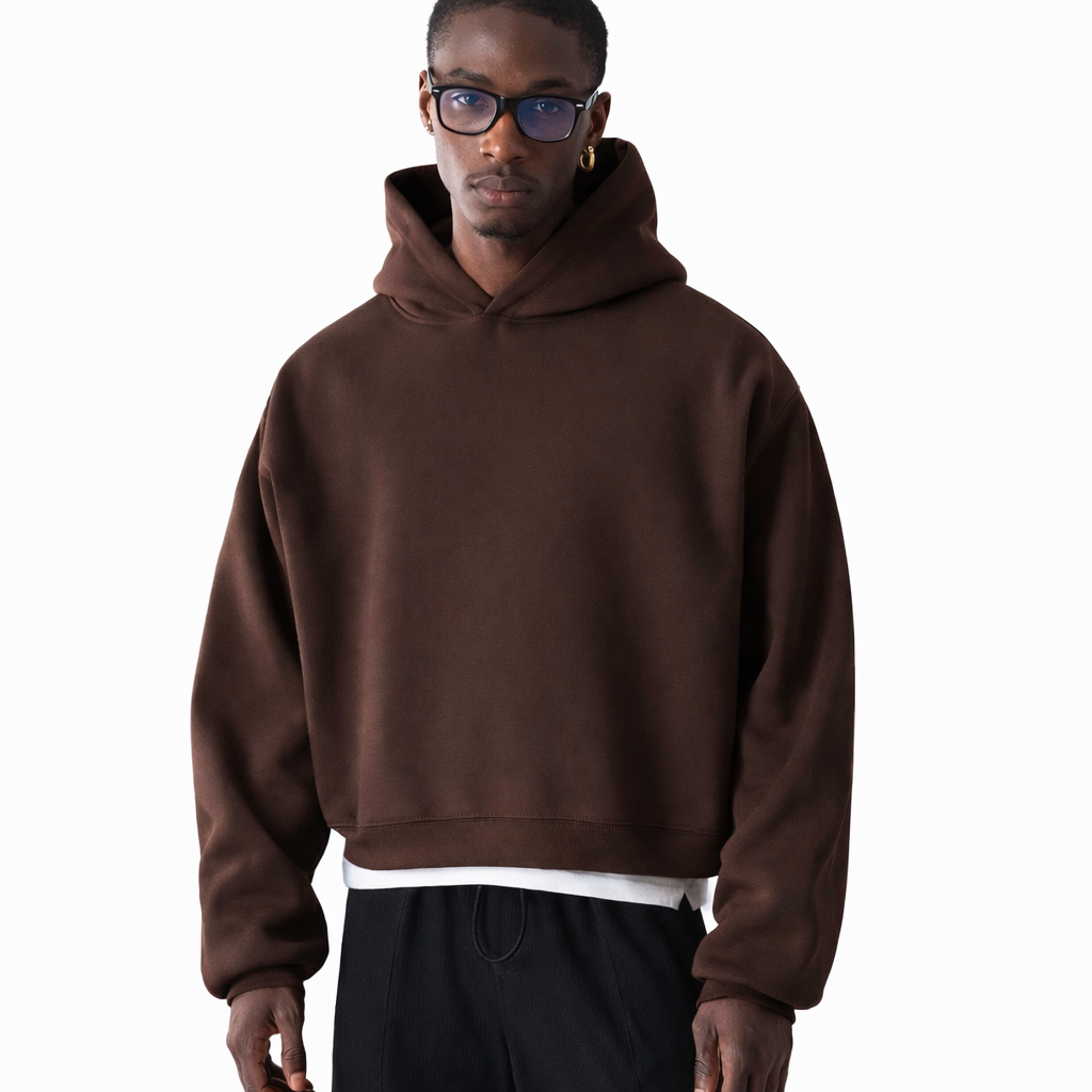 BROWN OVERSIZED HOODIE