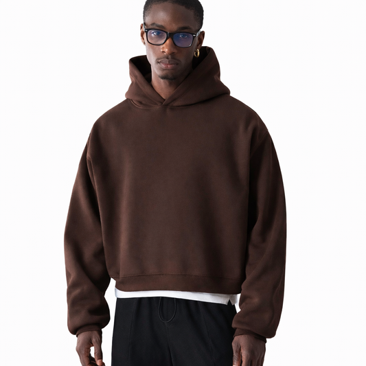 BROWN OVERSIZED HOODIE