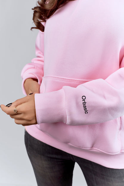 PINK OVERSIZED HOODIE