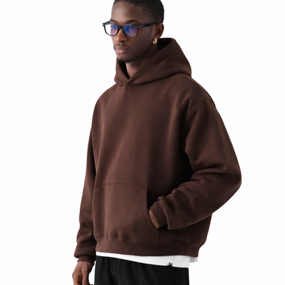 BROWN OVERSIZED HOODIE